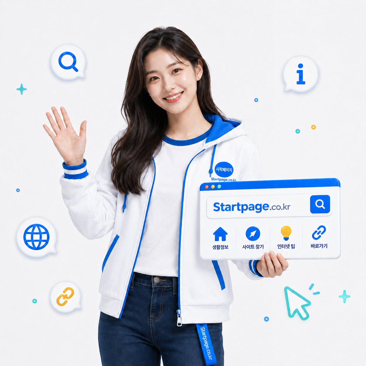 Startpage.co.kr 안내 캐릭터